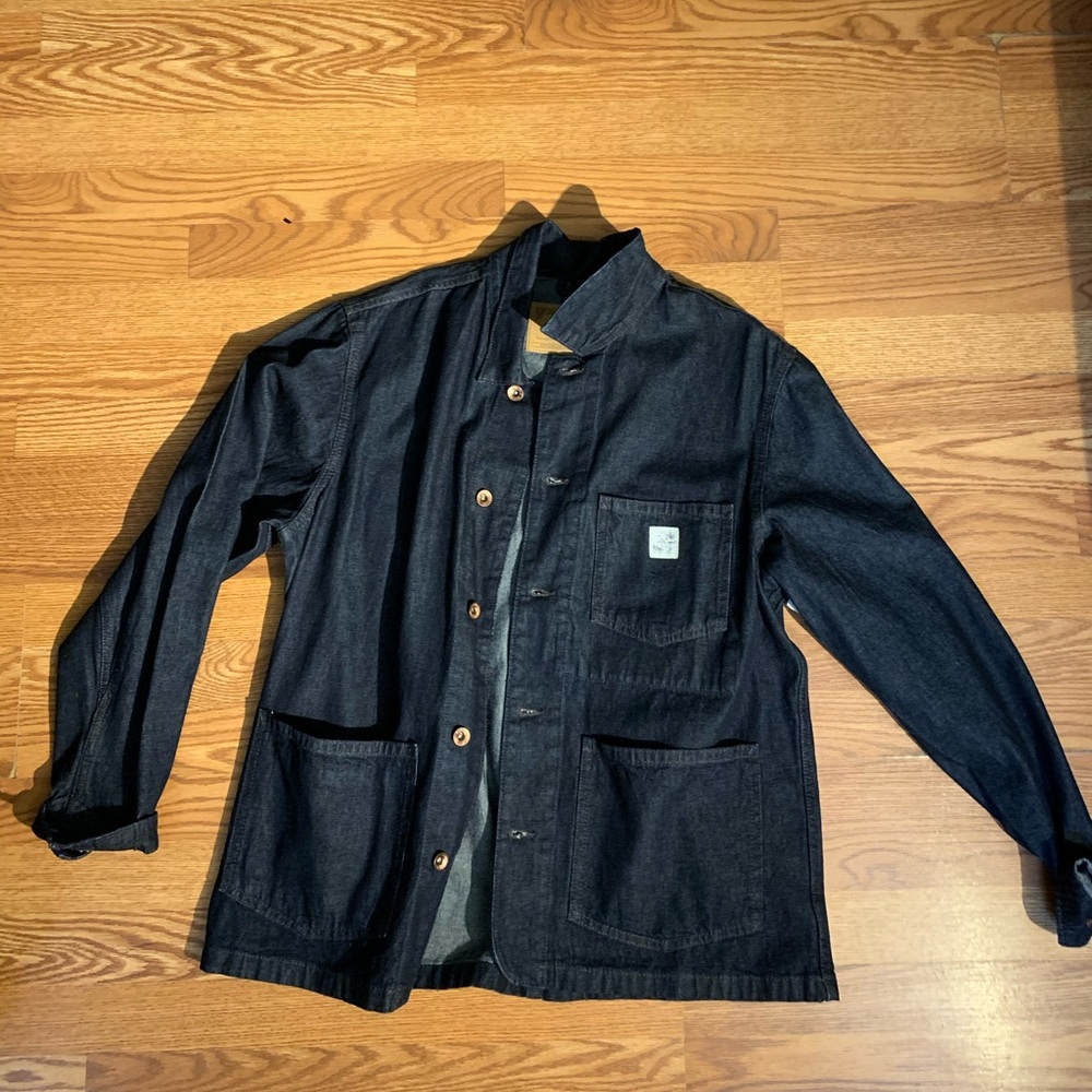 Blue chore jacket vintage inspired